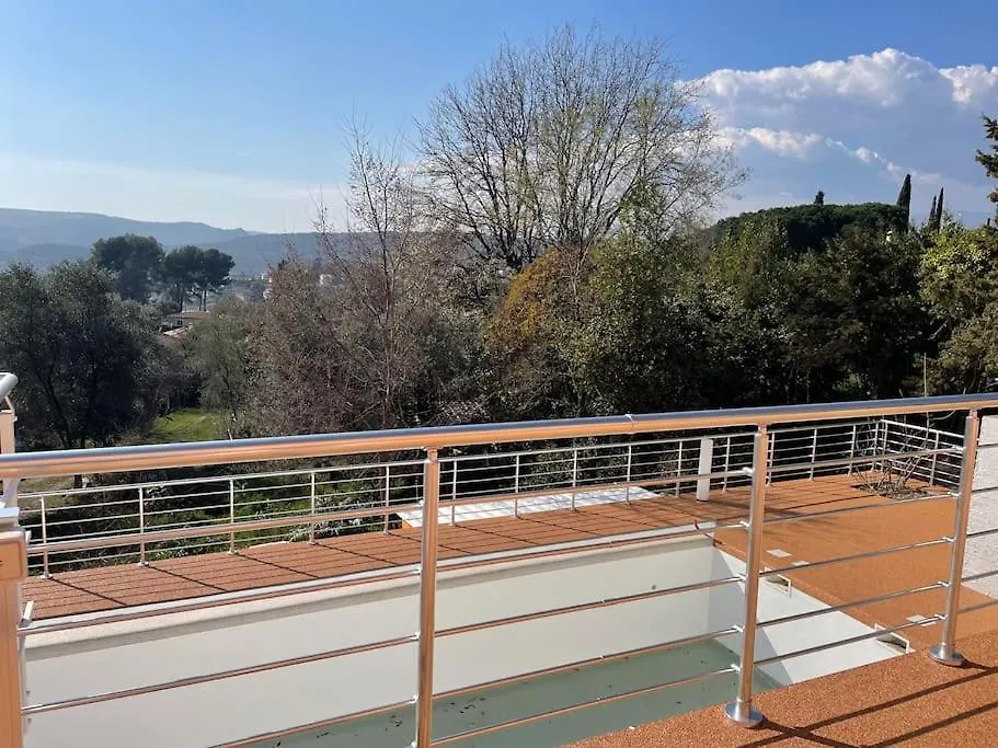 Apartmán New Villa 6Br Heated Pool Gas Bbq Mountain View Cagnes-sur-Mer Francie
